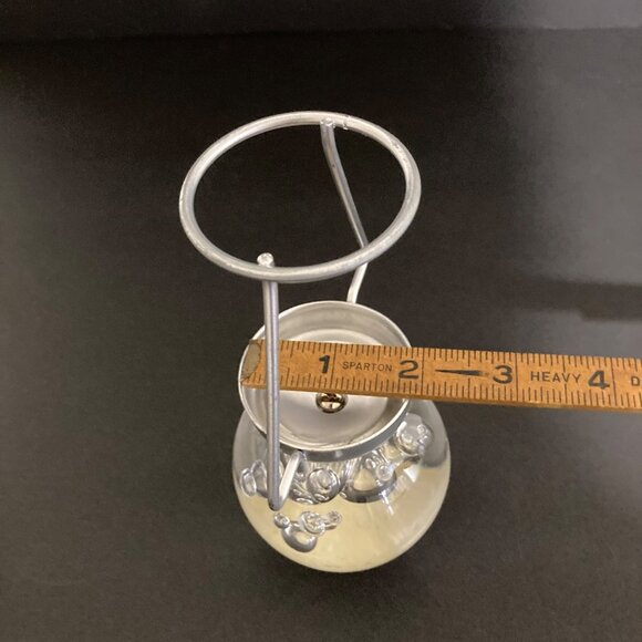 Vintage Lucite Acrylic Bubble Orb Tea Light Candle Holder - Picture 8 of 8